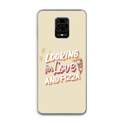 Pizza is the answer: Xiaomi Redmi Note 9 Pro Transparant Hoesje