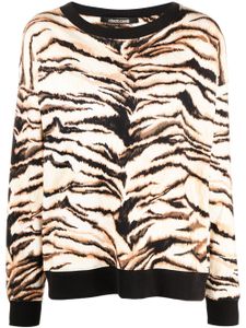 Roberto Cavalli t-shirt à imprimé animalier - Tons neutres