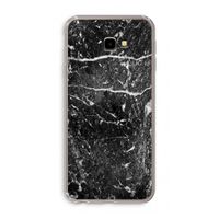 Zwart marmer: Samsung Galaxy J4 Plus Transparant Hoesje