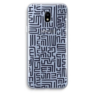 Moroccan Print: Samsung Galaxy J3 (2017) Transparant Hoesje