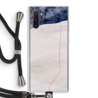 Stone White: Samsung Galaxy Note 10 Plus Transparant Hoesje met koord