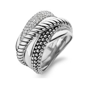 TI SENTO - Milano 12003ZI Ring zilver met zirconia Maat 58