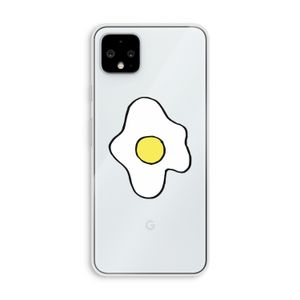 Spiegelei: Pixel 4 XL Transparant Hoesje