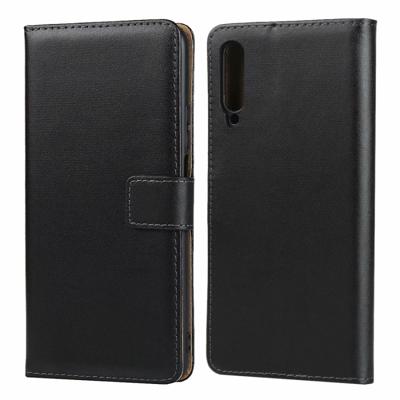 Lederen horizontale Flip holster voor Huawei Honor 9X Pro met magnetische sluiting en beugel en kaartsleuf en portemonnee