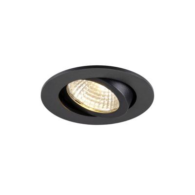 SLV InbouwspotNew Tria 68 airtight 3000K zwart - 1009023