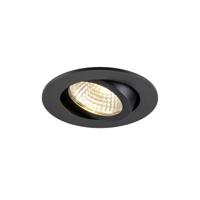 SLV InbouwspotNew Tria 68 airtight 3000K zwart - 1009023