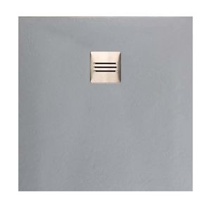 Boss & Wessing Composiet Douchebak Square 90x90 cm Grijs - Pizarra