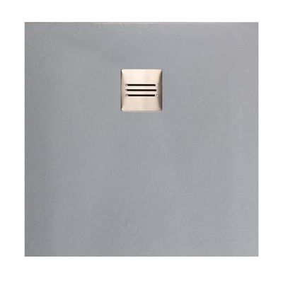 Boss & Wessing Composiet Douchebak Square 90x90 cm Grijs - Pizarra