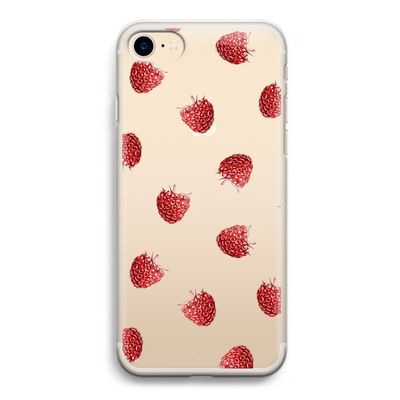 Framboosjes: iPhone 7 Transparant Hoesje