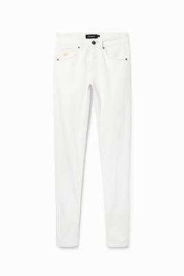 Slim fit push-up jeans - WHITE - 44