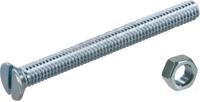M.schroef moer pk m4 12mm 20st - Deltafix