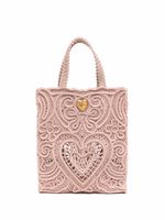 Dolce & Gabbana petit sac à main Beatrice en dentelle Cordonetto - Rose Dolce & Gabbana petit sac à main Beatrice en dentelle Cordonetto - Rose