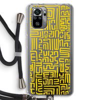 Majorelle Blue Print: Xiaomi Redmi Note 10S Transparant Hoesje met koord
