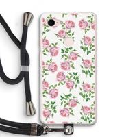 Kleine roosjes: Pixel 3 XL Transparant Hoesje met koord Kleine roosjes: Pixel 3 XL Transparant Hoesje met koord