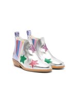 Stella McCartney Kids bottines au fini métallisé - Argent - thumbnail