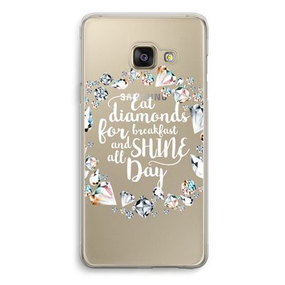 Diamonds: Samsung Galaxy A3 (2016) Transparant Hoesje
