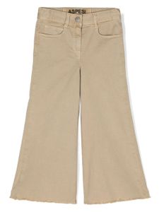 Aspesi Kids pantalon ample à bords effilochés - Tons neutres