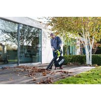 Ryobi OBV18 cordless leaf blowers 200 km/h Zwart, Geel 18 V - thumbnail