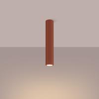 Plafondlamp KARBON 40 rood oker