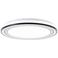 Brilliant Zwart witte plafondlampKobana Ø 49cm - G80568A76