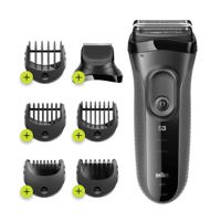 Braun Series 3 3000BT Shave&Style Scheerapparaat met scheerblad Trimmer Grijs