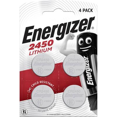 Energizer Knoopcel CR2450 3 V 4 stuk(s) 620 mAh Lithium