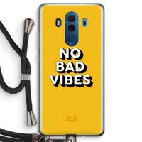 No Bad Vibes: Huawei Mate 10 Pro Transparant Hoesje met koord