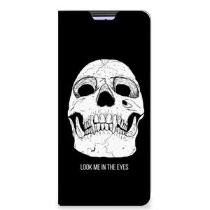 Mobiel BookCase Xiaomi Redmi Note 10 Pro Skull Eyes