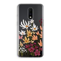 Painted wildflowers: OnePlus 7 Transparant Hoesje