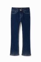 Flared jeans met stras - BLUE - 13/14