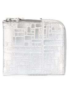 Comme Des Garçons Wallet portefeuille "Embossed Logo" - Métallisé