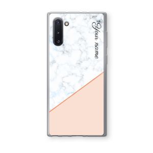 Marmer in stijl: Samsung Galaxy Note 10 Transparant Hoesje