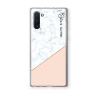 Marmer in stijl: Samsung Galaxy Note 10 Transparant Hoesje