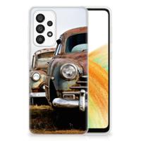 Samsung Galaxy A33 5G | Siliconen hoesje | met foto Vintage Auto