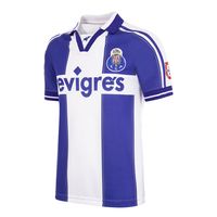 COPA FC Porto 1998-99 Retro Voetbalshirt Blauw Wit - thumbnail