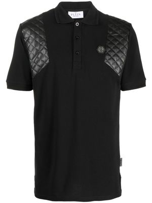Philipp Plein polo à ornements - Noir