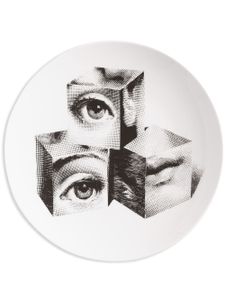 Fornasetti assiette murale Tema e Variazioni N.112 peinte à la main - Blanc