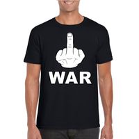Fuck war t-shirt zwart voor heren