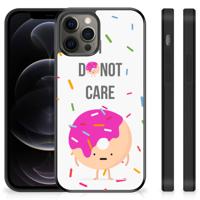 iPhone 12 Pro Max Silicone Case Donut Roze