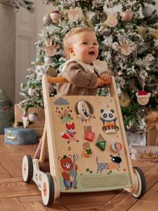 Loopwagen Les animaux joyeux van FSC-hout hout