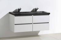 Badmeubel Trend Stone 120 Wit met 4 lades