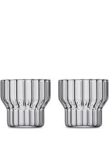 Fferrone Design lot de deux verres Boyd - Tons neutres