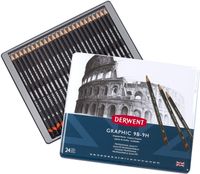 Derwent - Graphic Pencil Set, 24 Tin - thumbnail