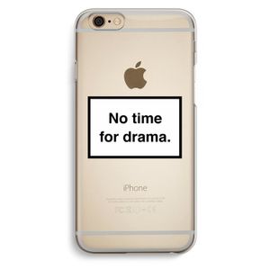 No drama: iPhone 6 / 6S Transparant Hoesje