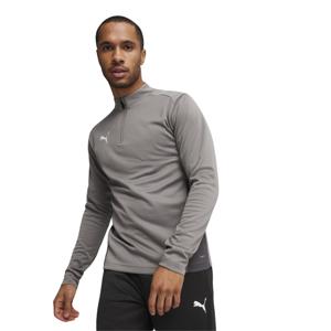 PUMA teamGOAL Trainingstrui 1/4-Zip Grijs Wit