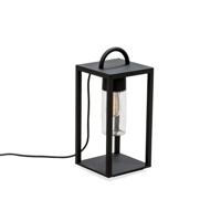 KonstSmide Terraslamp Bologna 45cm zwart met helder glas 7532-750