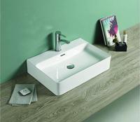 Keramische waskom Toro met extra dunne rand, vrij hangbaar