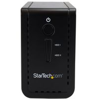 StarTech.com USB 3.1 Dual 3.5” SATA (6Gbps) HDD behuizing met RAID USB-C en USB-A - thumbnail
