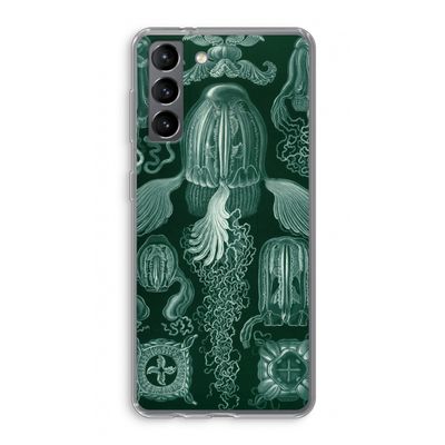 Haeckel Cubomedusae: Samsung Galaxy S21 Transparant Hoesje