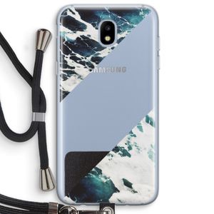 Golven: Samsung Galaxy J5 (2017) Transparant Hoesje met koord